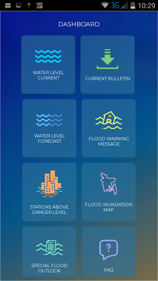 BWDB Flood App — app screen 2