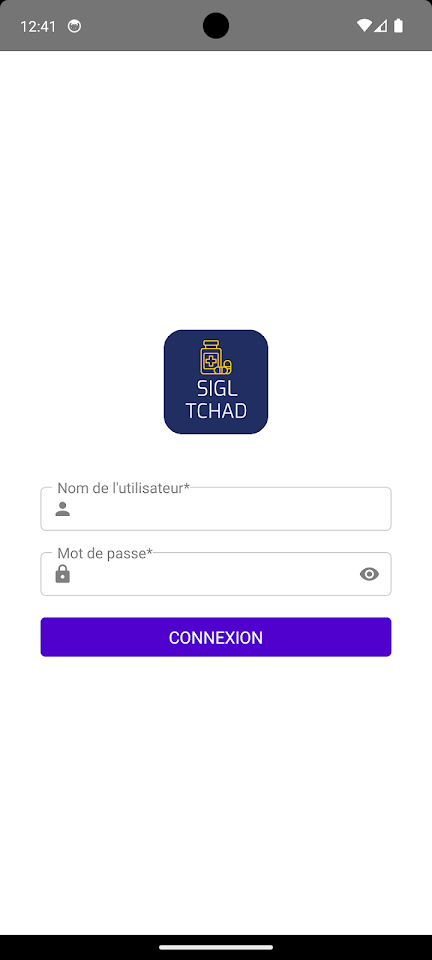 SIGL Tchad — screen 1